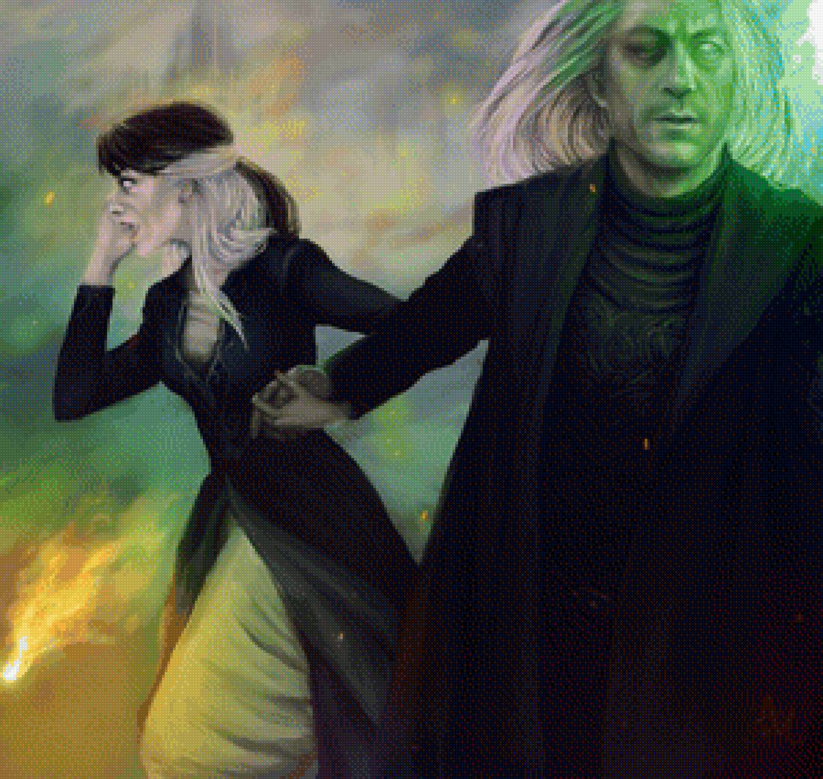 Битва за Хогвартс. Малфои. - арты, люциус малфой, рисунки, нарцисса малфой - предпросмотр