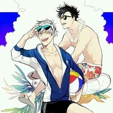 Схема вышивки «БоКуроо»