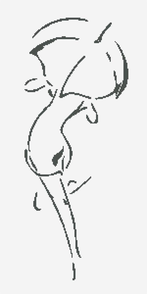 Дама с зонтом - дама, зонт - предпросмотр