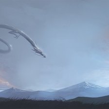 летящий дракон