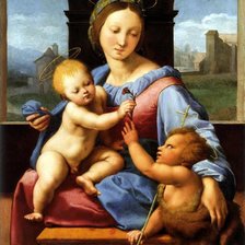 Схема вышивки «Мадонна Альдобрандини»