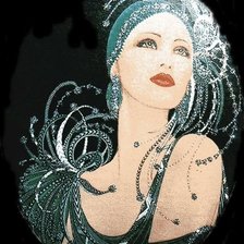 Схема вышивки «Damas»