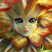 Схема вышивки «Таинственный цветок»