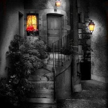 Схема вышивки «Симфония вечерних окон»