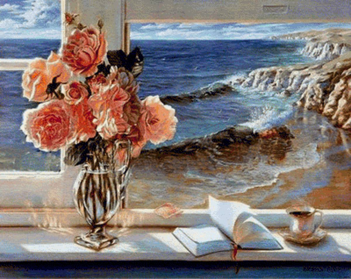 Вид на море - пейзаж - предпросмотр