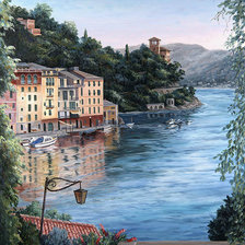 Схема вышивки «морской вид»