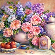 Схема вышивки «натюрморт»