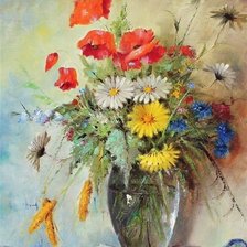 Схема вышивки «bukiet polny»