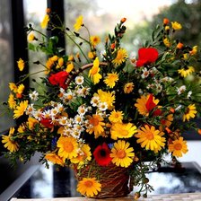 Схема вышивки «Полевые цветы»