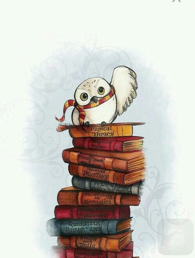 Хедвига - гп, арты, хедвига, сова, рисунки - оригинал