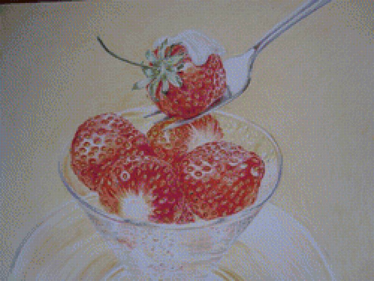 Клубника - клубника, ягоды, рисунки, арты - предпросмотр