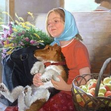 Схема вышивки «с дачи»