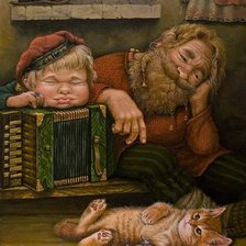 Схема вышивки «устали»