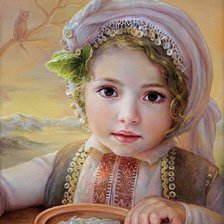 Схема вышивки «не хочу кашу»