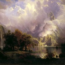 Схема вышивки «горное озеро»