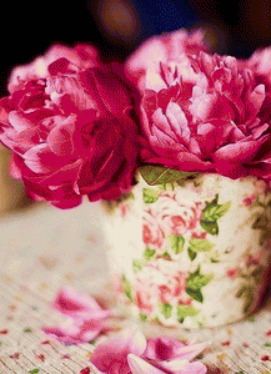 пионы - букет, цветы, пионы - предпросмотр