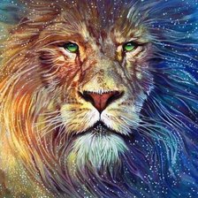 Схема вышивки «Лев Аслан»