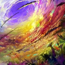 Схема вышивки «Луг»