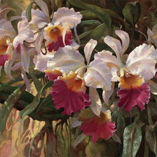 Схема вышивки «Орхидеи»