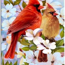 Схема вышивки «Весна»