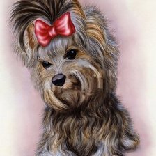 Схема вышивки «Пушистик»