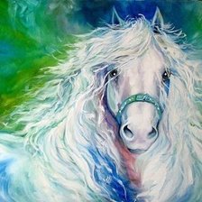 Схема вышивки «лошадь»