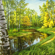 Схема вышивки «осень»