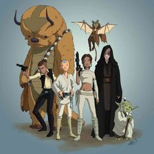 Схема вышивки «звёздные войны аватар»