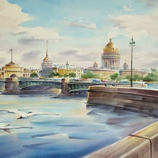 Схема вышивки «город»