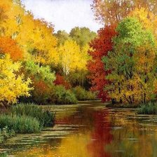 Схема вышивки «осень»