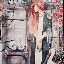 Девушка у окна