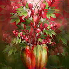 Схема вышивки «serduszka»