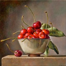 Схема вышивки «вишни»