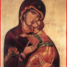 Схема вышивки «Богородица»