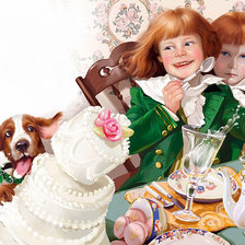 Схема вышивки «День рождения»