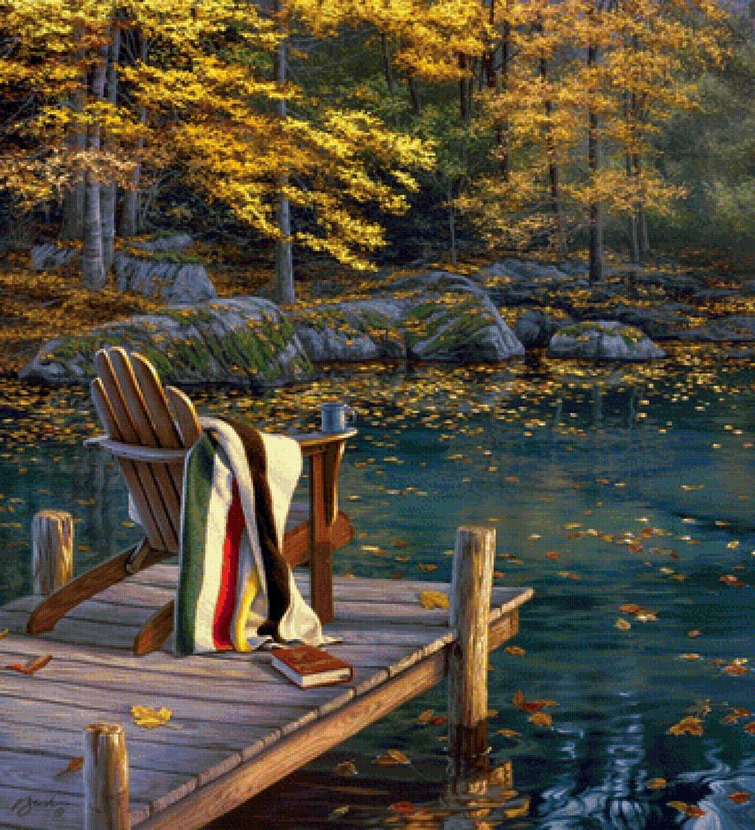 Релакс - осень, релакс, природа, арт - предпросмотр