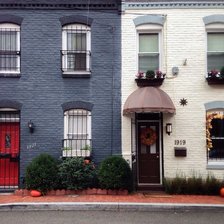 Схема вышивки «улица»