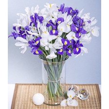 Схема вышивки «Белый букет»