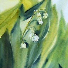 Схема вышивки «Ландыши»