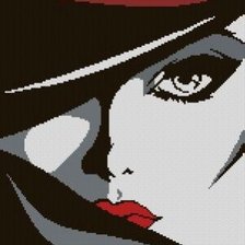 Схема вышивки «портрет»