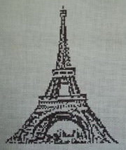 Схема вышивки «Башня монохромая»