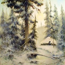 Схема вышивки «K.Kurzydlak - zima»