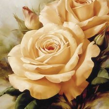 Схема вышивки «Levashov Igor - róże herbaciane»