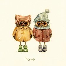 Схема вышивки «Совушки»