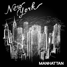 Схема вышивки «Нью Йорк»