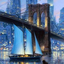 Схема вышивки «Нью Йорк 1»