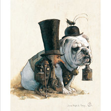 Схема вышивки «гном и буль»