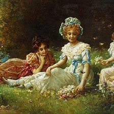 Схема вышивки «дамочки»