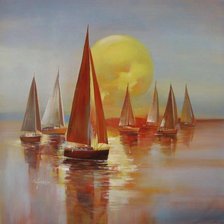 Схема вышивки «zachód»