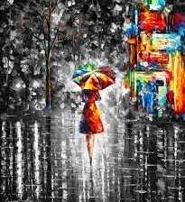 Схема вышивки «дождь»